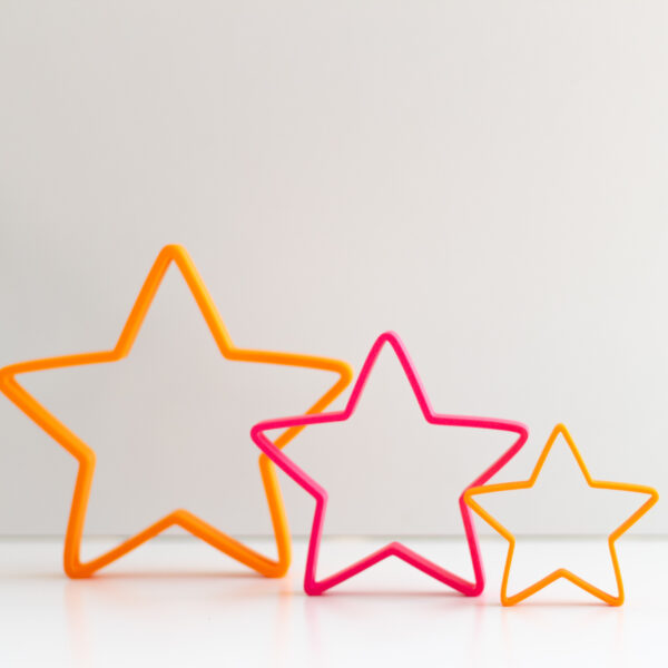 3D-STERNE IM 3ER-SET NEON